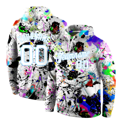 Men's Best Custom Sublimation Hockey Jersey Hoodie 100% Polyester for Winter Use