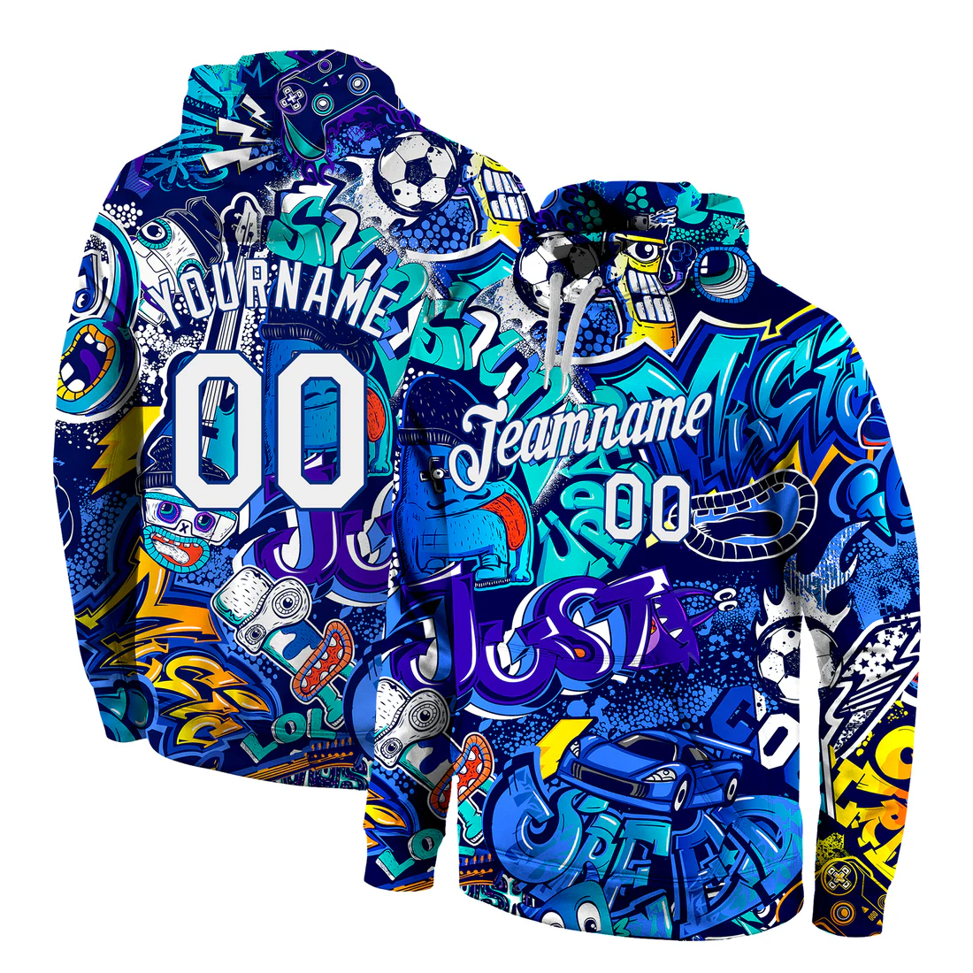 Men's Best Custom Sublimation Hockey Jersey Hoodie 100% Polyester for Winter Use