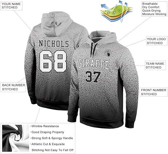 Wholesale Cheap Sublimated Ice Hockey Jersey Custom Made Team Ice Hockey Hoodies Customized Jersey Sports Wear