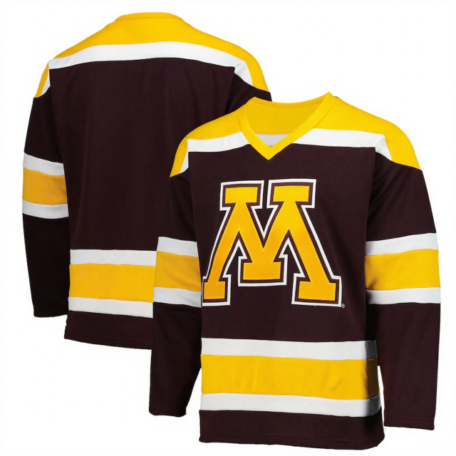 Double Shoulder 100% Polyester Mesh Sublimated Ice Hockey Jersey
