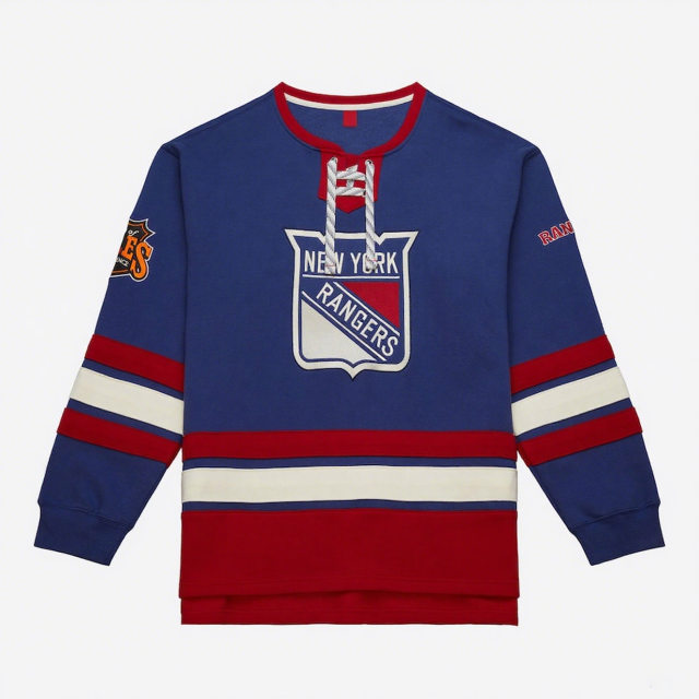 Cotton Mens Ice Hockey Hoodie Custom Team Logo Tackle Twill Embroidery