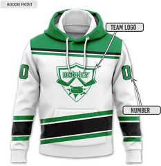 Hockey Hoodie Custom Team Sublimation Hockey Hoodie 100% Polyester Hockey Jersey With Hood