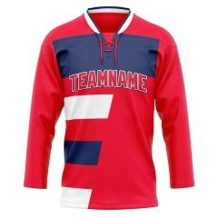 Fashion Design Ice Hockey Jersey Custom Sublimation Printing Team Sportswear Ice Hockey Jersey