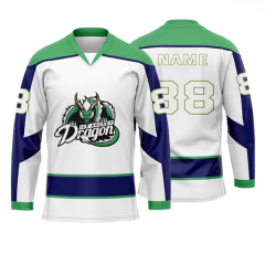Premium Custom Team Hockey Jerseys Sublimation Practice Ice Hockey Uniform Shirts