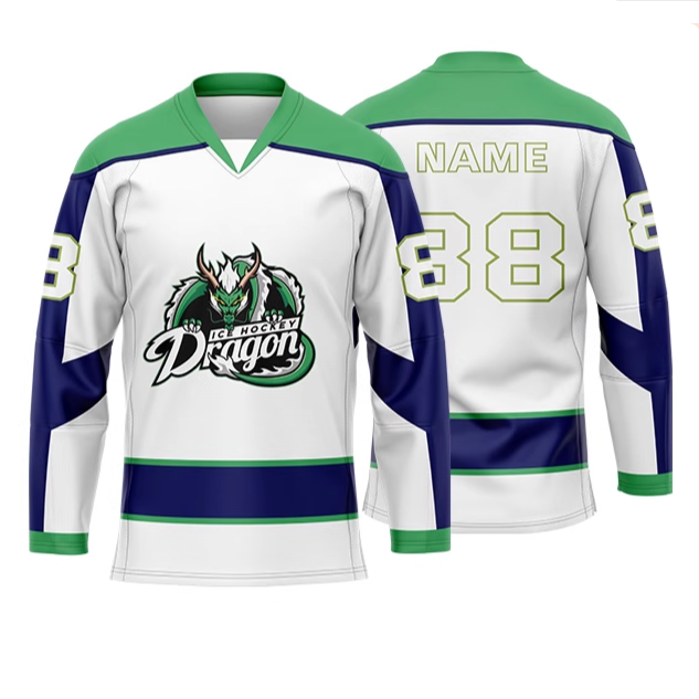 Premium Custom Team Hockey Jerseys Sublimation Practice Ice Hockey Uniform Shirts
