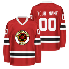OEM Hot Sale Quick Dry Breathable Outdoor Ice Hockey Jersey Custom Team Name Logo Uniform