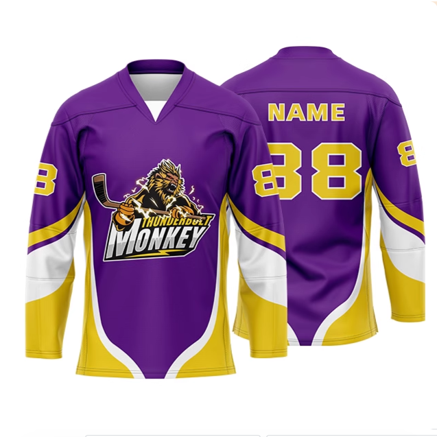 Premium Custom Team Hockey Jerseys Sublimation Practice Ice Hockey Uniform Shirts