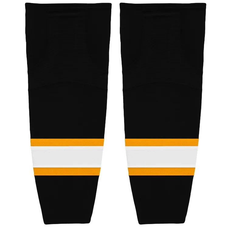 OEM Unisex Plus Size Ice Hockey Socks Custom Heat Transfer Quick Dry Premium Sports Socks
