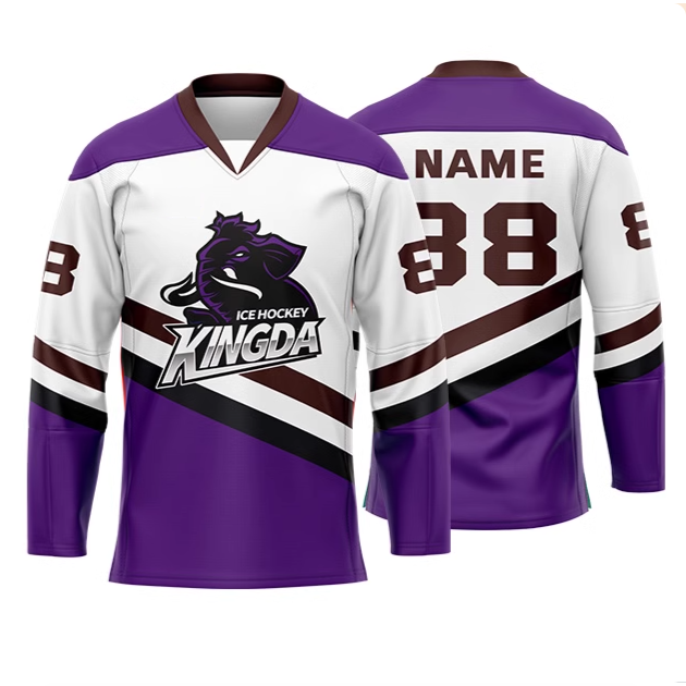 Premium Custom Team Hockey Jerseys Sublimation Practice Ice Hockey Uniform Shirts
