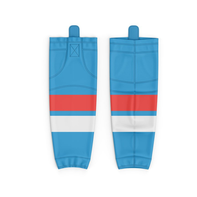 Light Weight and Polyester Fabric Ice Hockey Training Wear Socks New Style Fully Customizedable Ice Hockey Polyester Socks