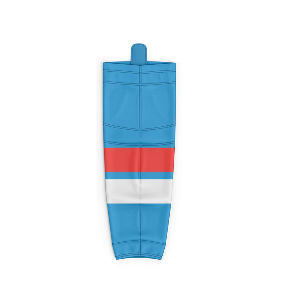 Light Weight and Polyester Fabric Ice Hockey Training Wear Socks New Style Fully Customizedable Ice Hockey Polyester Socks