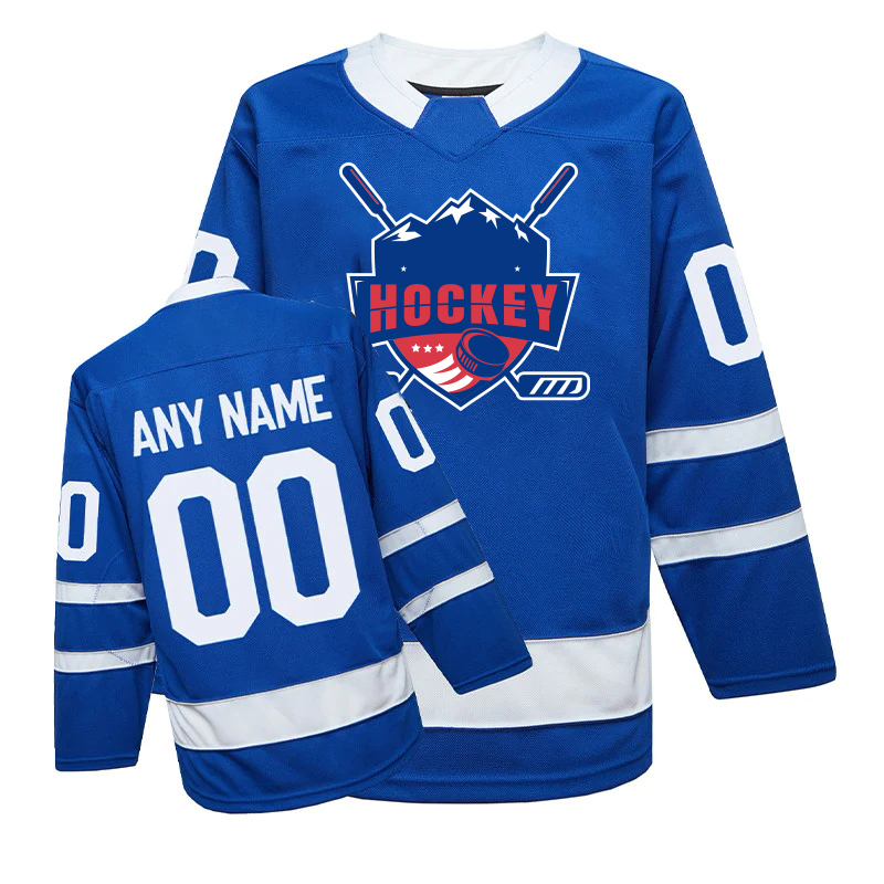 100% Polyester Hockey Jersey Custom Hockey Wear Sublimation Team Ice Hockey Jersey