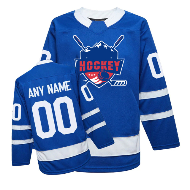 100% Polyester Hockey Jersey Custom Hockey Wear Sublimation Team Ice Hockey Jersey