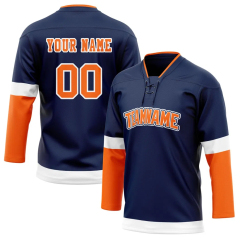 Ice Hockey Jerseys Sublimation Printing Custom Team Name Hockey Training Uniforms with lace