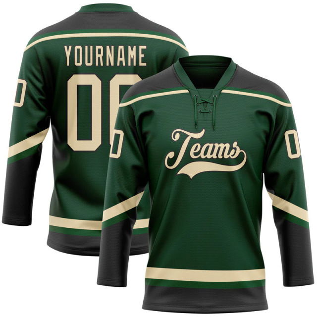 Custom Sublimated Printing Logo Hockey Jersey Men‘s Team Logo Sports Training Ice Hockey Jersey