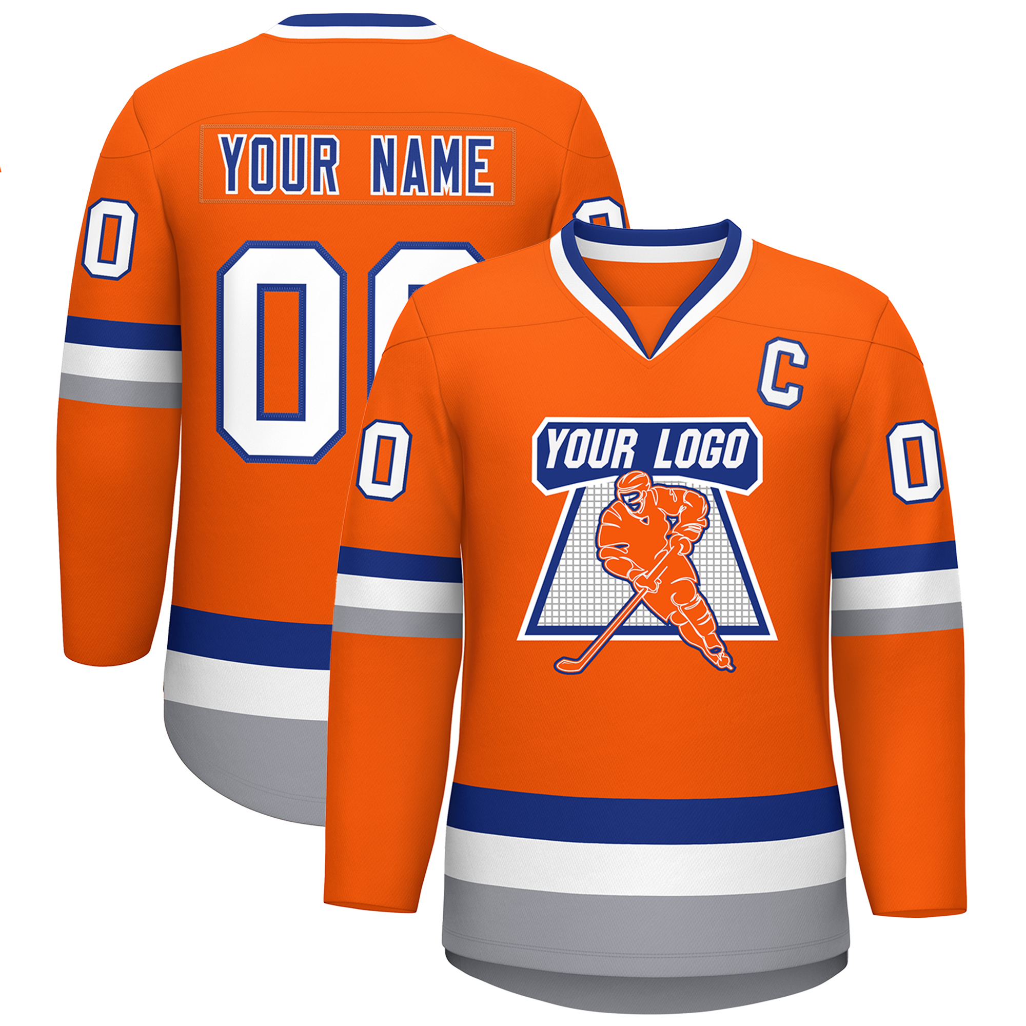 Customized Sublimated Hockey Jerseys Breathable Mesh Ice Hockey Team Uniforms