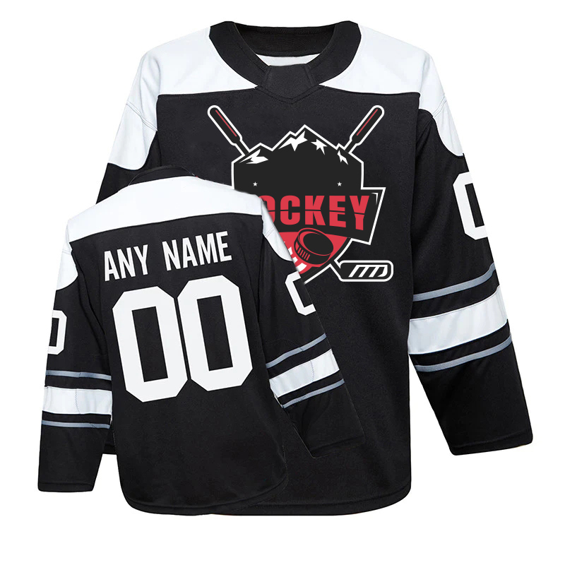 100% Polyester Hockey Jersey Custom Hockey Wear Sublimation Team Ice Hockey Jersey