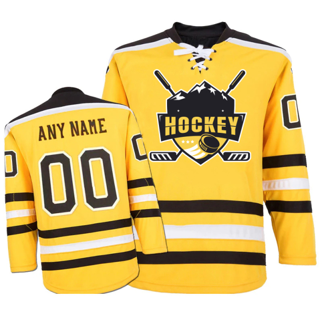 Custom Polyester Mesh Ice Hockey Jersey Professional Players Hokey Uniform for Men