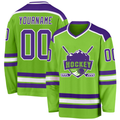 Vneck Custom Ice Hockey Jerseys Sublimated Hockey Uniform Breathable Ice Hockey Wear