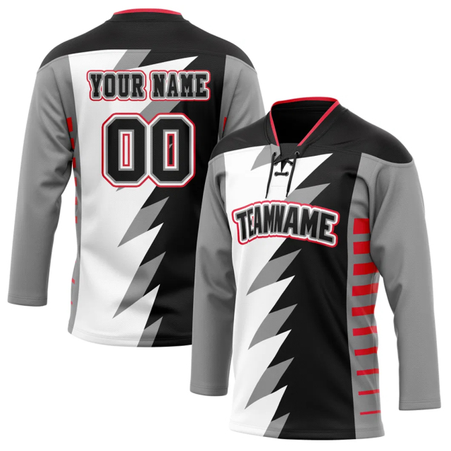 Wholesale New Style Design Ice Hockey Jersey Custom Team Name and Print Sports Ice Hockey Uniform