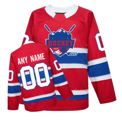 100% Polyester Hockey Jersey Custom Hockey Wear Sublimation Team Ice Hockey Jersey