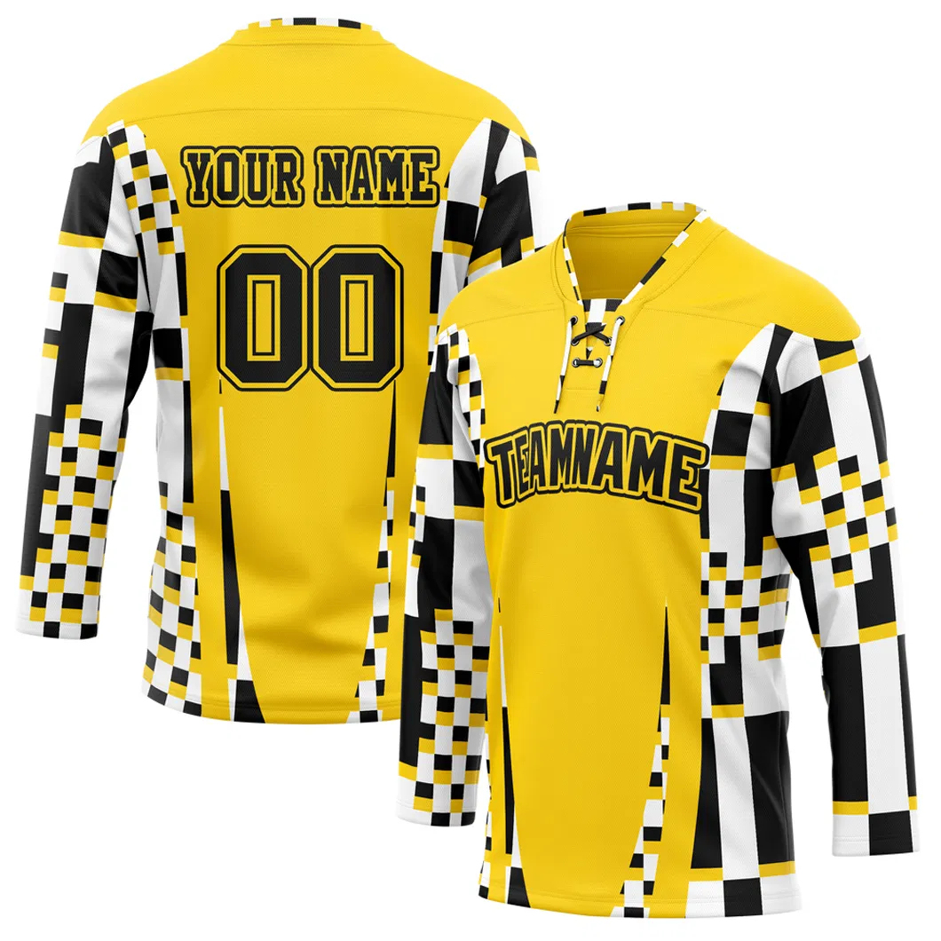 Make Your Own Design Custom Ice Hockey Jersey for Men Women Youth 100% Polyester printing Hockey Jersey