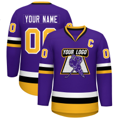 Customized Sublimated Hockey Jerseys Breathable Mesh Ice Hockey Team Uniforms