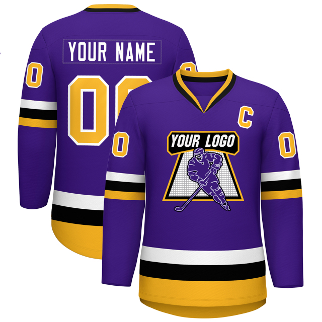 Customized Sublimated Hockey Jerseys Breathable Mesh Ice Hockey Team Uniforms