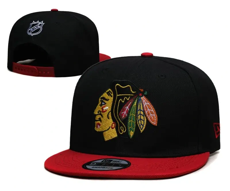 Wholesale  Adjustable Snapback Cap Men Women Hoceky Caps 3D Embroidery Comfortable 6 Panel Outdoor Sports Unisex Ice Hockey Hat