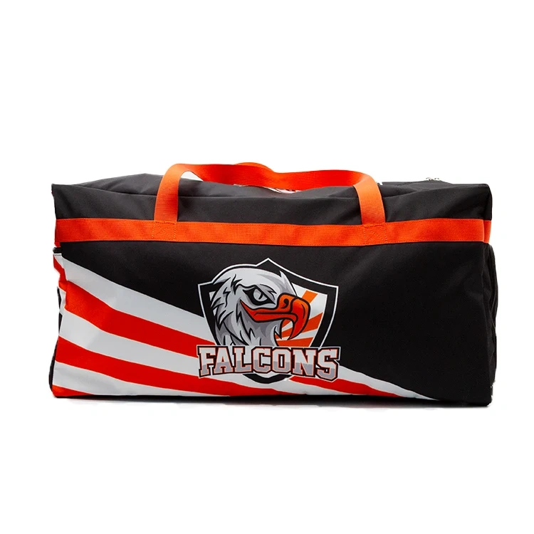 High Quality Duffel Bag Custom Logo Number Tote Hockey Bags Waterproof Large Capacity  Custom Ice Hockey Bag
