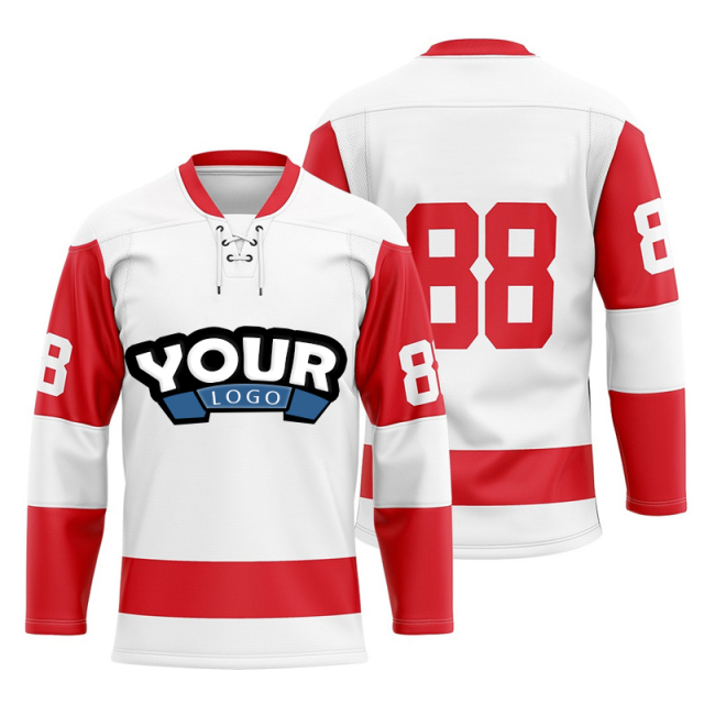 Wholesale Sublimation Printing Quick Dry Team Practice Ice Hockey Wear Custom Hockey Jersey