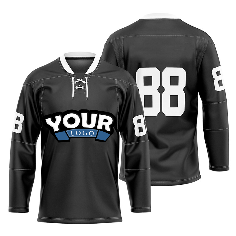 Wholesale Sublimation Printing Quick Dry Team Practice Ice Hockey Wear Custom Hockey Jersey
