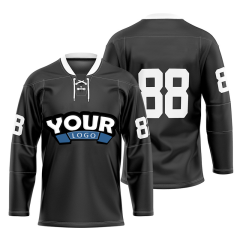 Wholesale Sublimation Printing Quick Dry Team Practice Ice Hockey Wear Custom Hockey Jersey