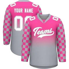 New 2025 Sublimation Ice Hockey Jersey Printing Quick Dry Breathable Ice Hockey Jersey