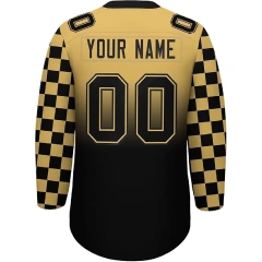 New 2025 Sublimation Ice Hockey Jersey Printing Quick Dry Breathable Ice Hockey Jersey