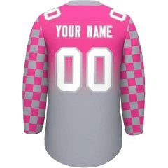 New 2025 Sublimation Ice Hockey Jersey Printing Quick Dry Breathable Ice Hockey Jersey