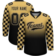 New 2025 Sublimation Ice Hockey Jersey Printing Quick Dry Breathable Ice Hockey Jersey
