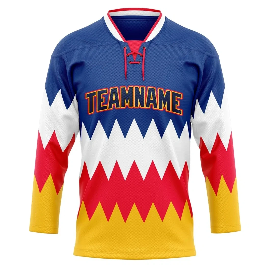 Fashion Design Ice Hockey Jersey Custom Sublimation Printing Team Sportswear Ice Hockey Jersey
