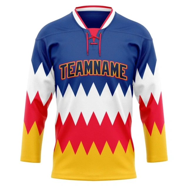 Fashion Design Ice Hockey Jersey Custom Sublimation Printing Team Sportswear Ice Hockey Jersey