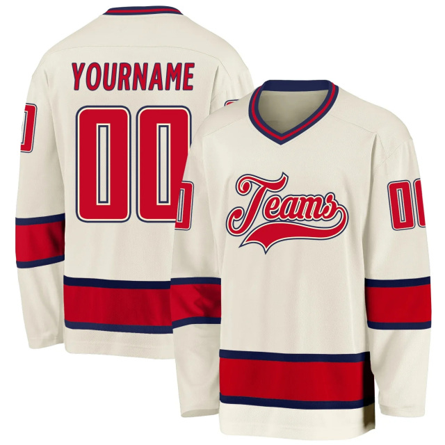 High Quality Sport Team Custom Made Logo Sublimation Printed Hockey Shirts Youth Ice Hockey Jersey