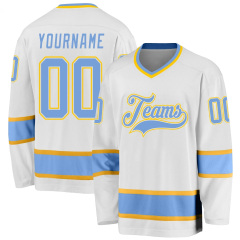 High Quality Sport Team Custom Made Logo Sublimation Printed Hockey Shirts Youth Ice Hockey Jersey