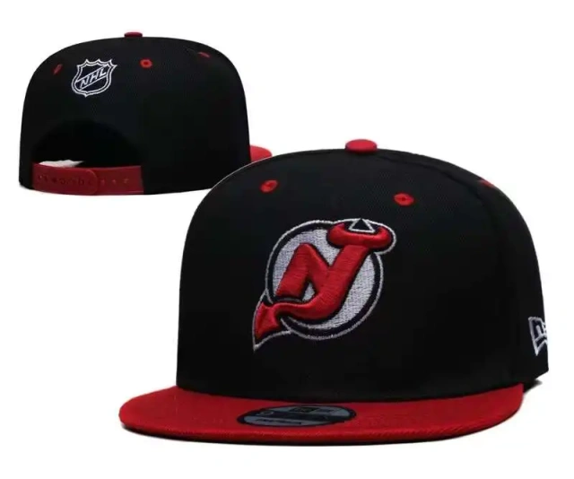 Wholesale  Adjustable Snapback Cap Men Women Hoceky Caps 3D Embroidery Comfortable 6 Panel Outdoor Sports Unisex Ice Hockey Hat