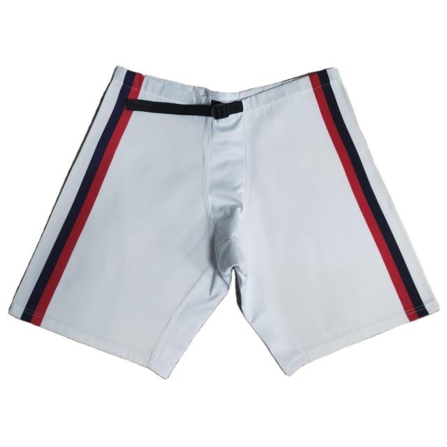 Custom Hockey Pant Shell Nylon Shorts with Embroidery and Tackle Twill for Ice Hockey