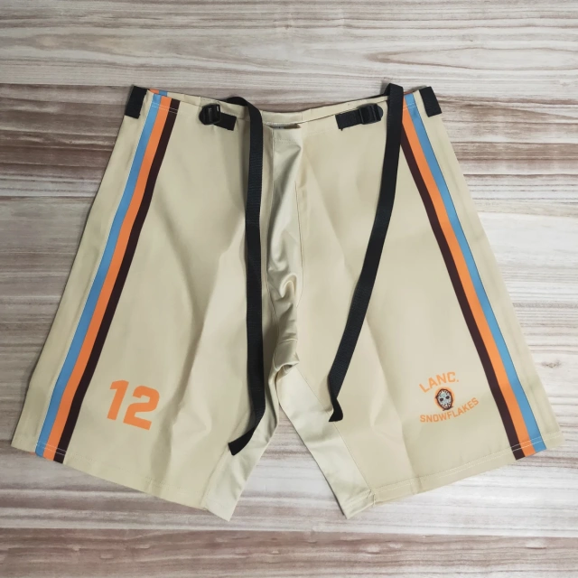 Custom Full Sublimation Hockey Pants Shell Polyester Ice Hockey Shorts Personalized Hockey Pants