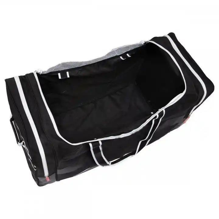 Lightweight Premium Quality OEM Manufacturer Ice Hockey Gym Bags Solid Pattern Polyester Lining Versatile and Durable