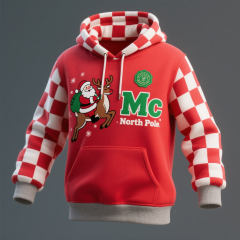 Pullover Christmas Hoodie Sublimation Custom Hoodies Men Women Unisex Sweatshirts