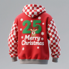 Pullover Christmas Hoodie Sublimation Custom Hoodies Men Women Unisex Sweatshirts