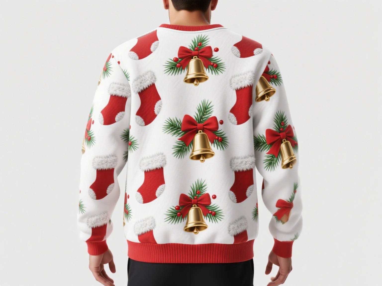 Christmas Holiday Clothing Fashion Unisex Pullover Hoodie Custom Sublimated Printing Hoodie