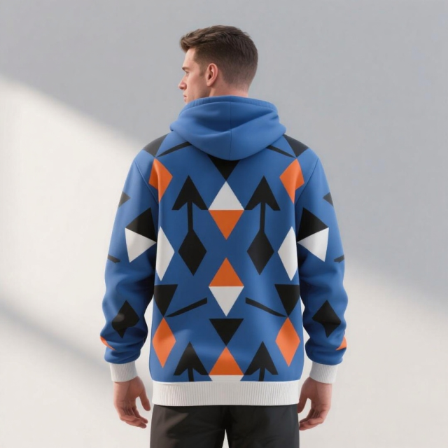 Premium Quality Pullover Oversized Sublimation Hoodies 100% Polyester Sweatshirts Custom Hoodies for Men