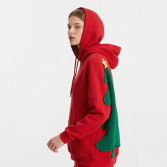New Product Promotion Christmas Pattern Fall Warm Plus Size Print Hoodie for Women